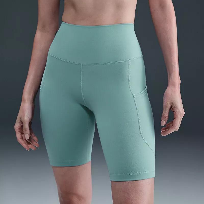 Women's Nike One 8-in. High-Waisted Pocketed Biker Shorts,  Product Image