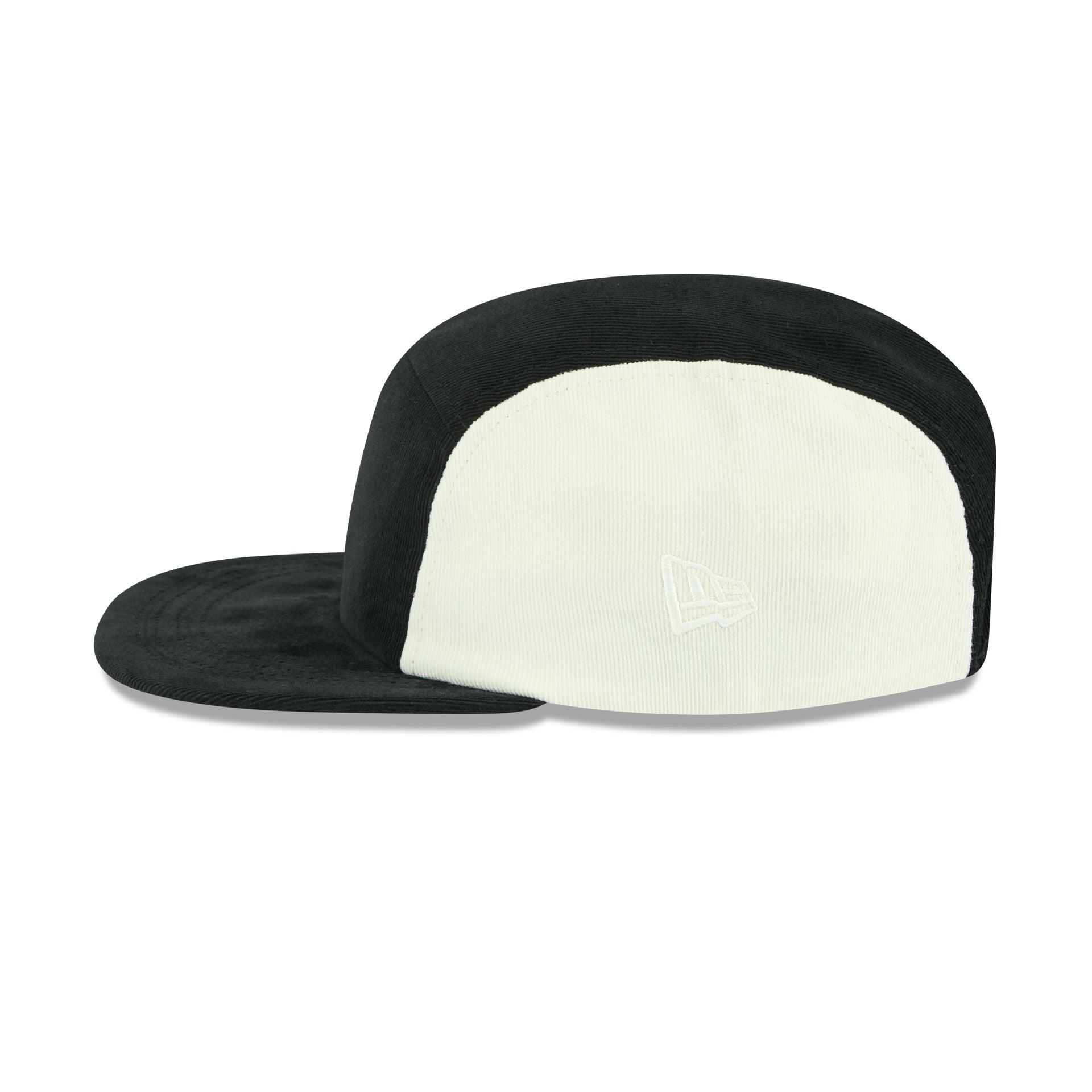 New Era Cap Black White Cord Camper Strapback Hat Male Product Image
