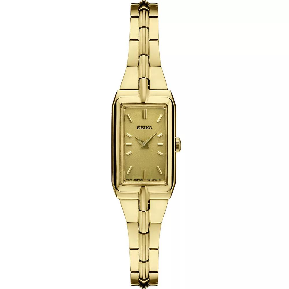 Seiko Womens Essential Gold Tone Stainless Steel Bracelet Watch - SWR048 Yellow Product Image