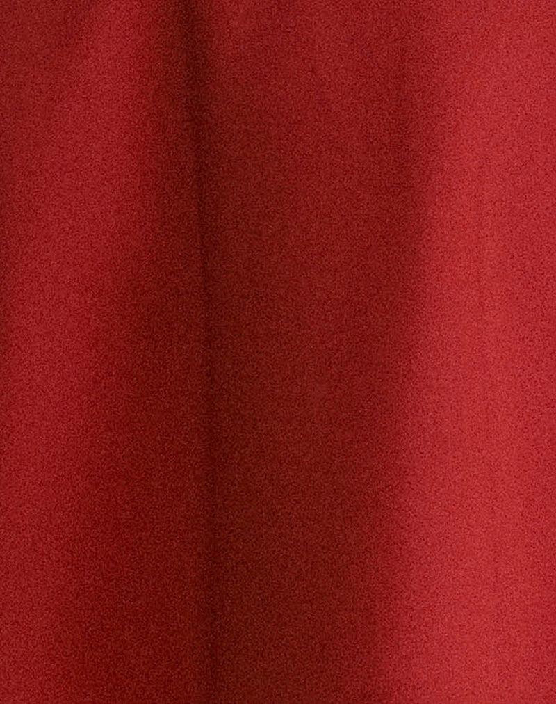 Audra Mini Dress in Red Female Product Image