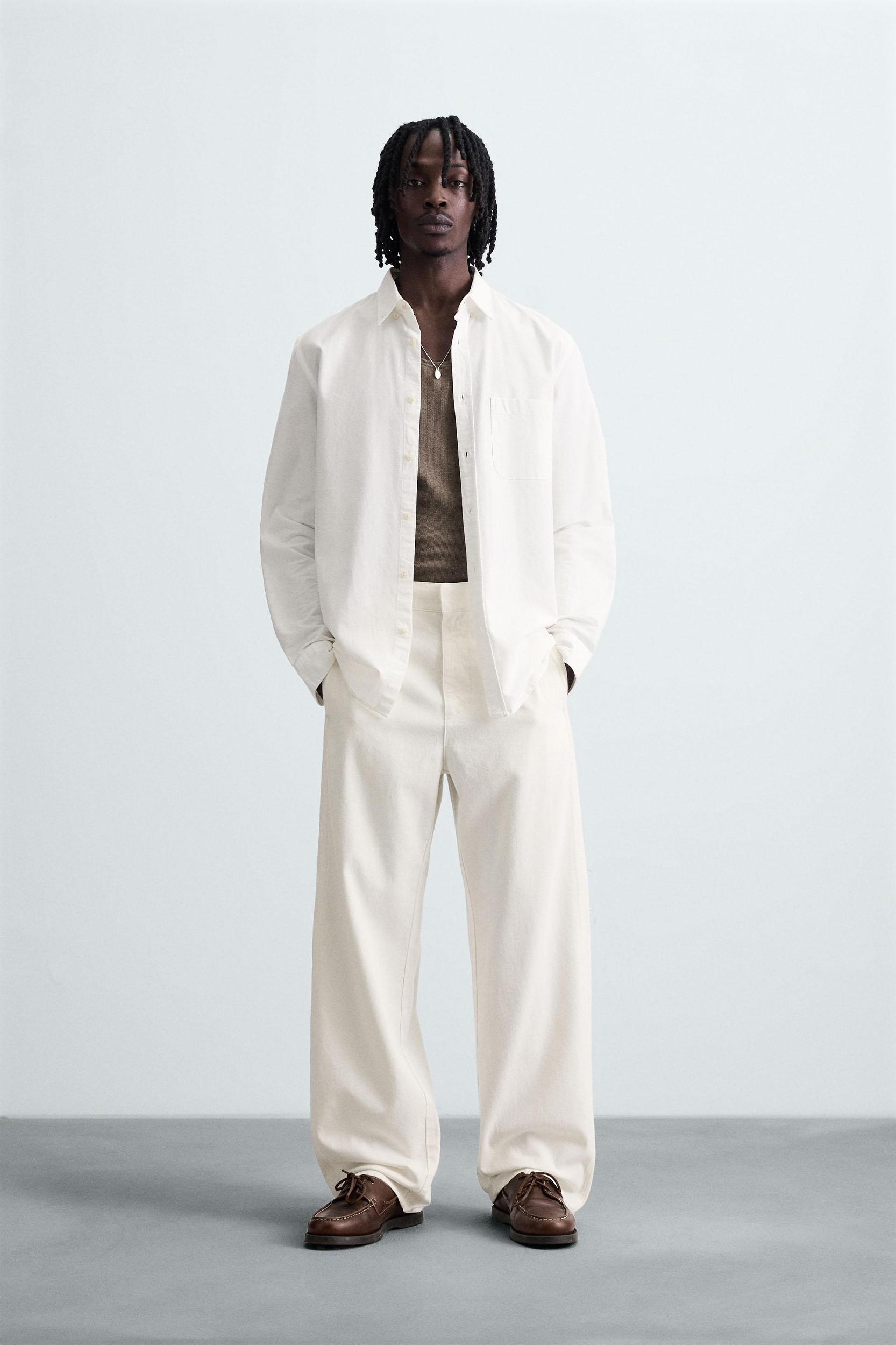 COTTON HEMP CHINO PANTS Product Image