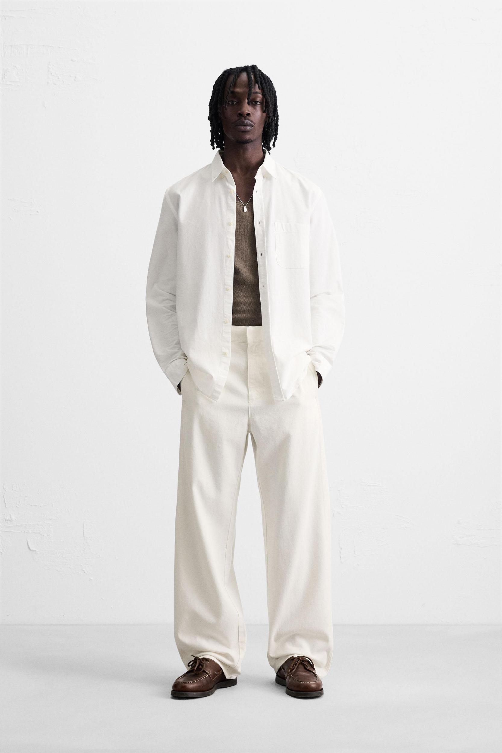 COTTON HEMP CHINO PANTS Product Image