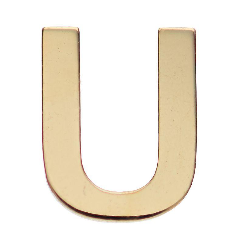 Au Naturale 14k Gold Initial Single Stud Earring, Women's, C Product Image