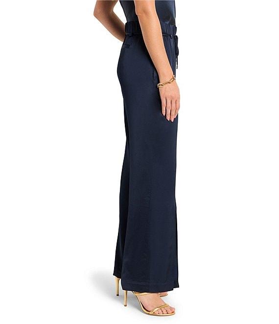 NIC + ZOE Social Edit Wide Leg Front Slit Pants Product Image