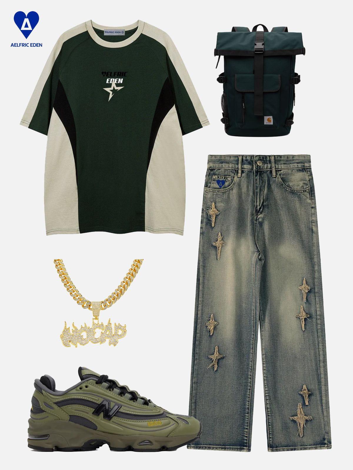 Aelfric Eden Color Blocking Star Tee Product Image