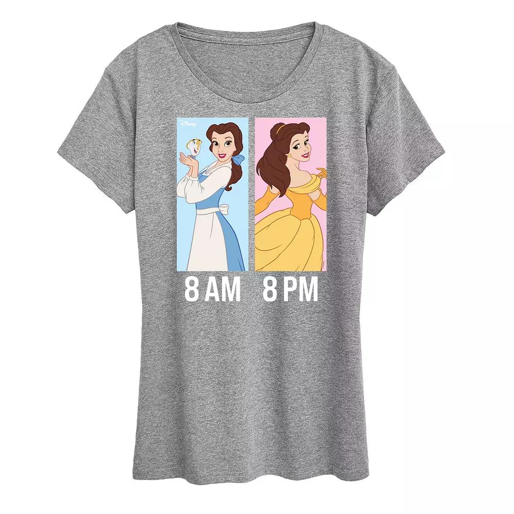 Disney Princess Belle Women's AM to PM Graphic Tee,  Product Image