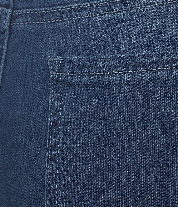 NYDJ Petite Size Marilyn High Rise Waist Straight Leg Ankle Jeans Product Image