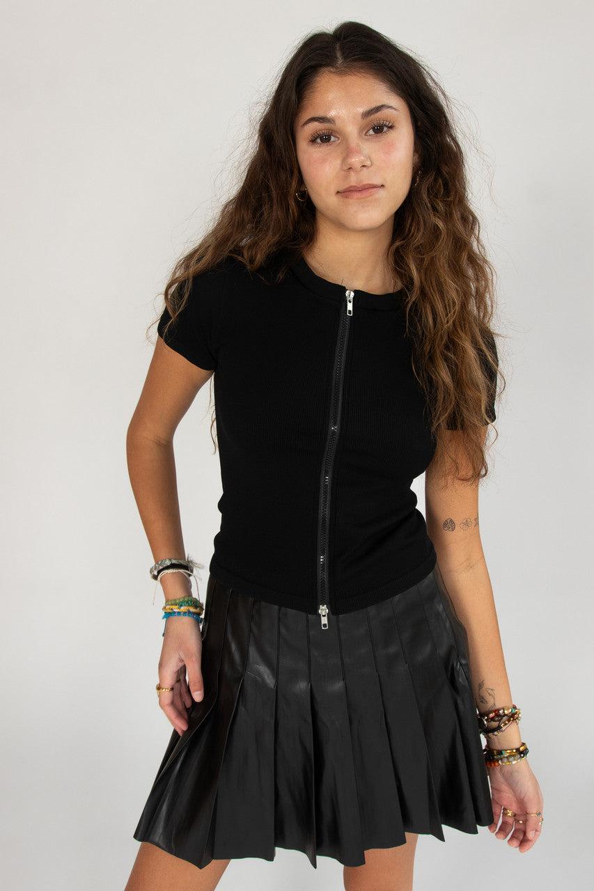 Seamless Zip Up Tee Product Image