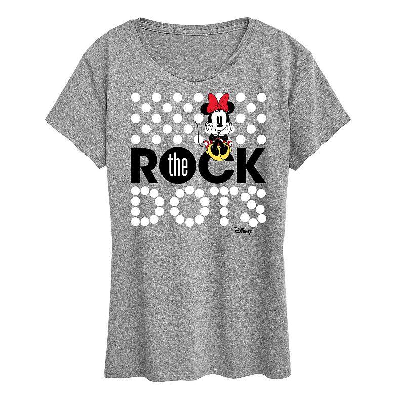 Disney's Minnie Mouse Rock The Dots Graphic Tee, Women's,  Product Image