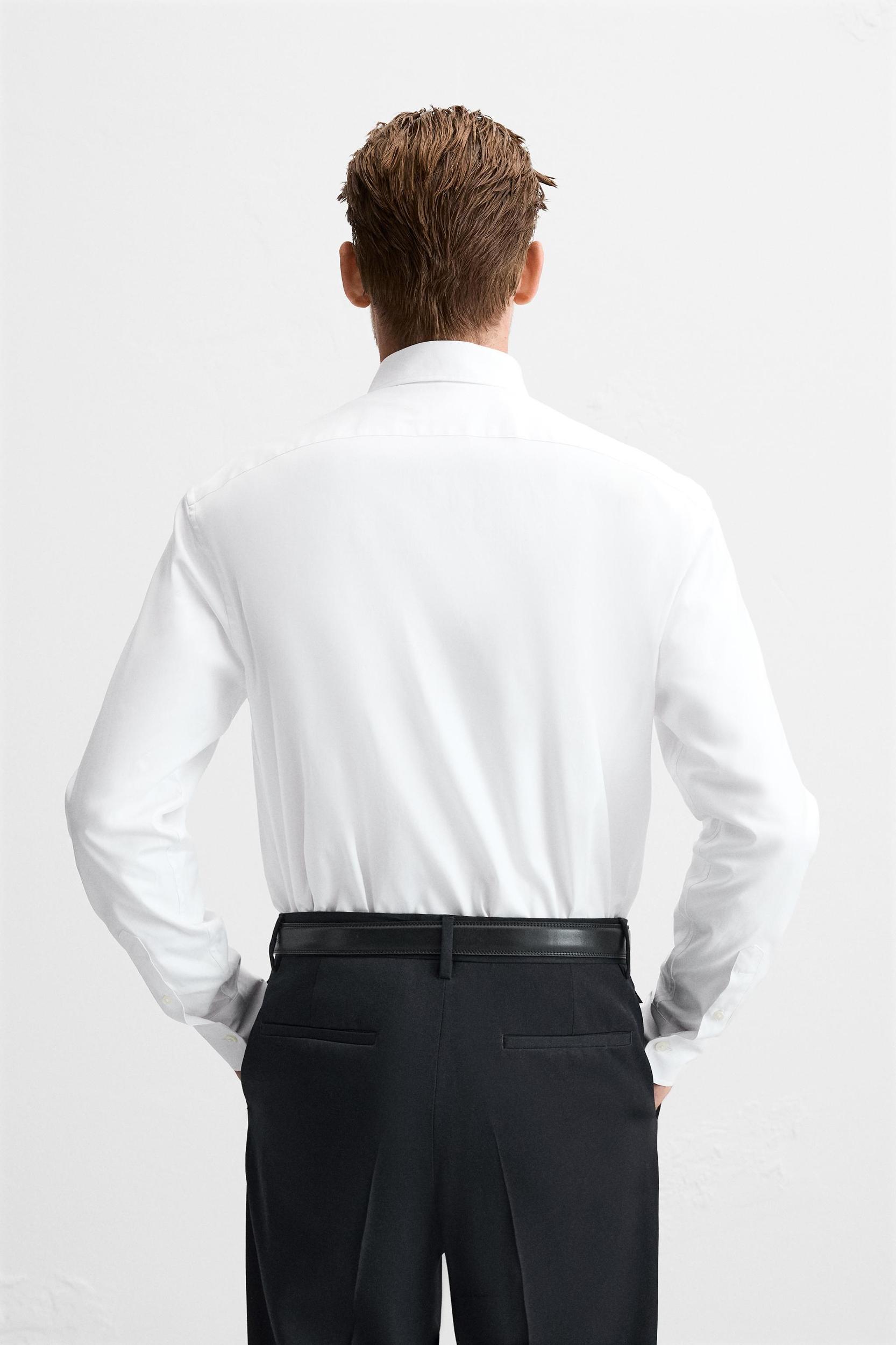 REGULAR FIT TEXTURED SHIRT Product Image