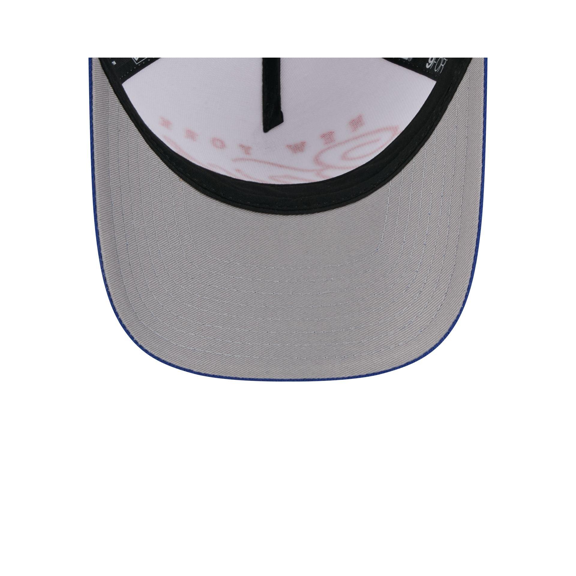 New York Knicks 2025 Draft 9FORTY M-Crown A-Frame Snapback Hat Male Product Image