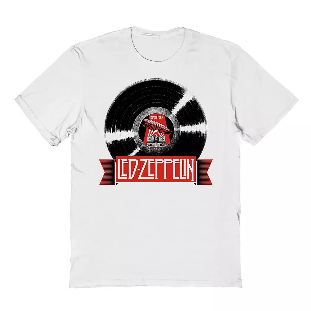 Men's Led Zeppelin Mothership Graphic Tee, Size: XL, White Product Image
