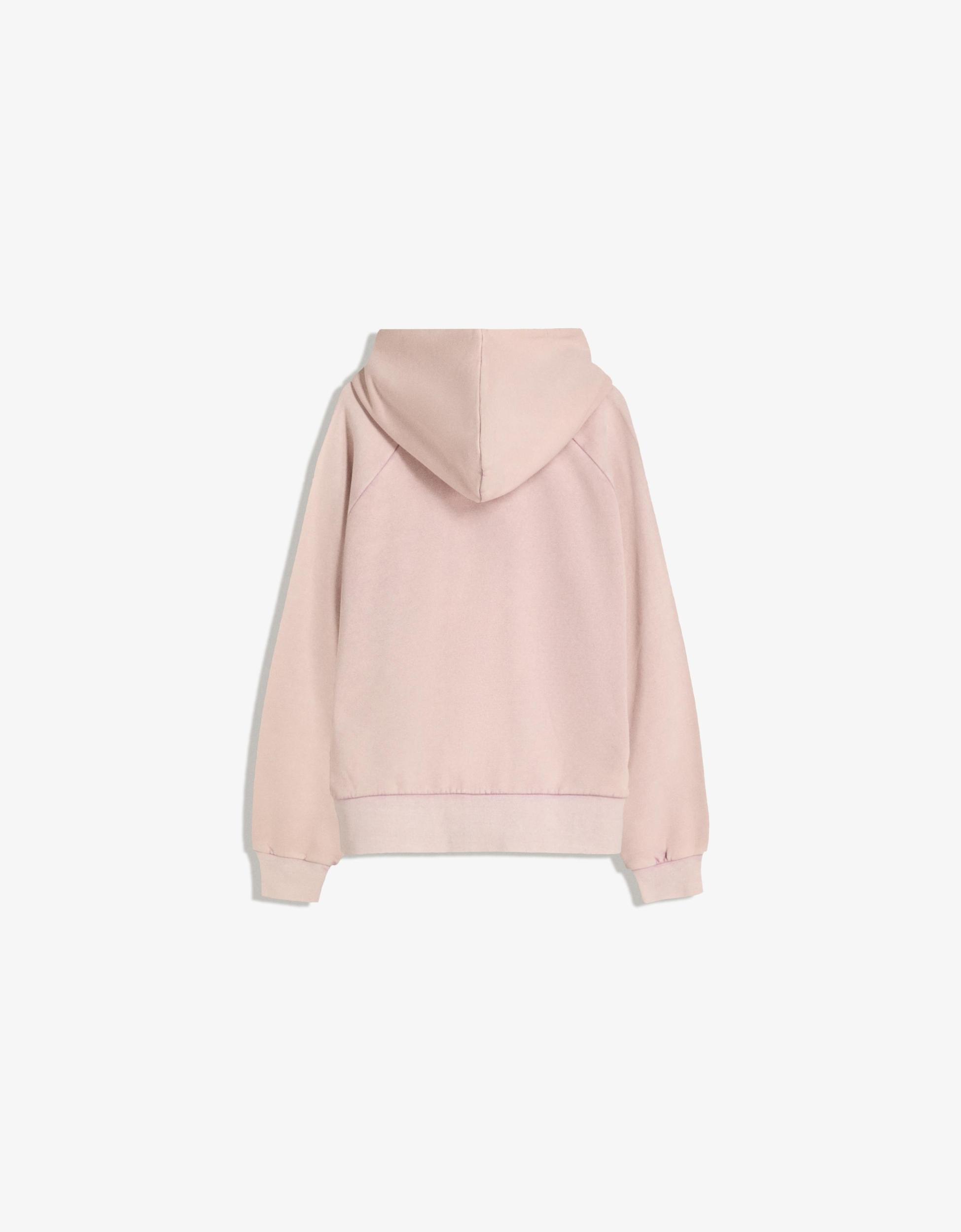 Boxy fit hooded sweatshirt Product Image