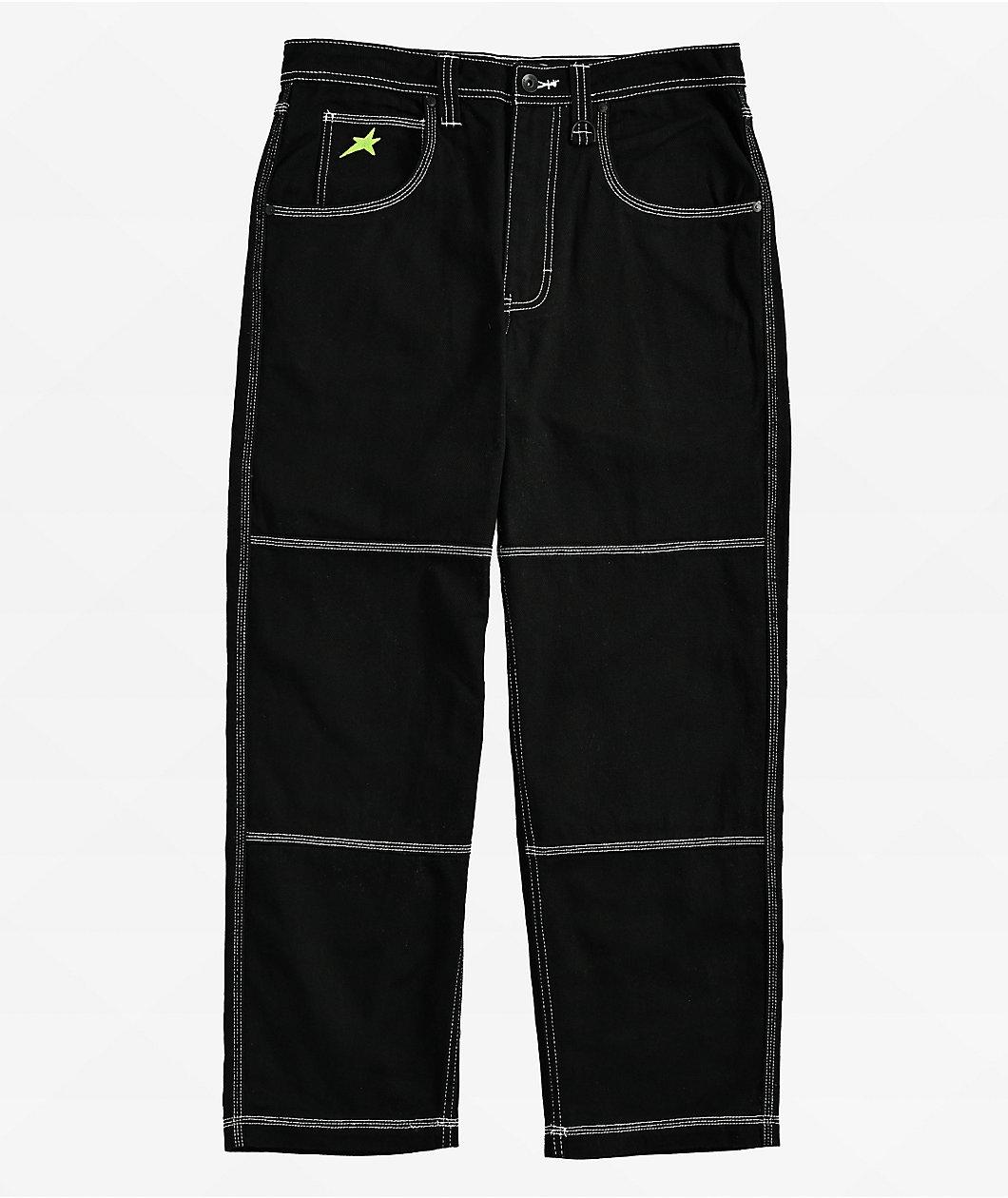 Ninth Hall Ambush Dragon Black Baggy Denim Jeans Product Image