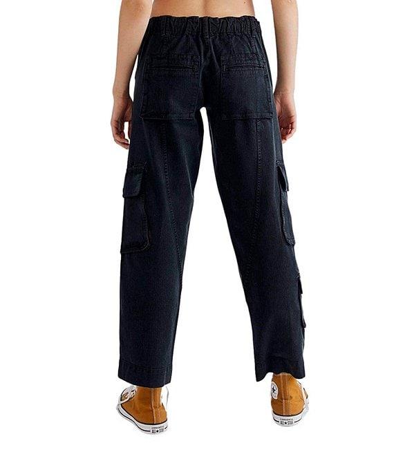 Free People Tahiti Low Rise Straight Leg Cargo Pants Product Image