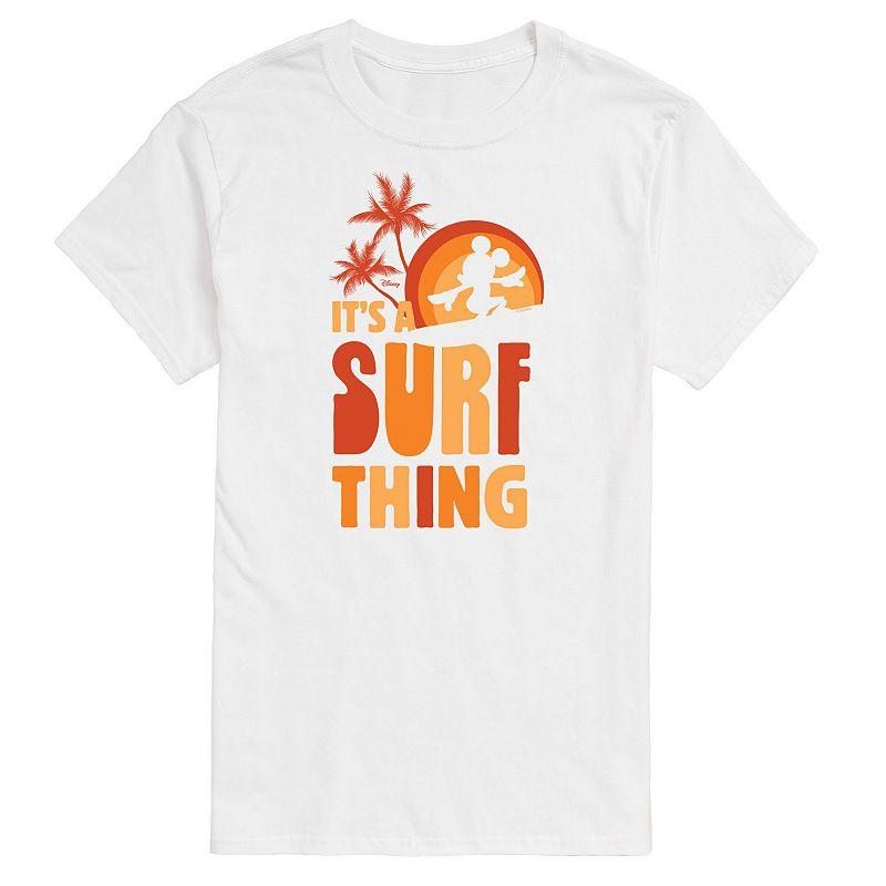 Disney's Mickey Mouse Men's "It's A Surf Thing" Graphic Tee,  Product Image