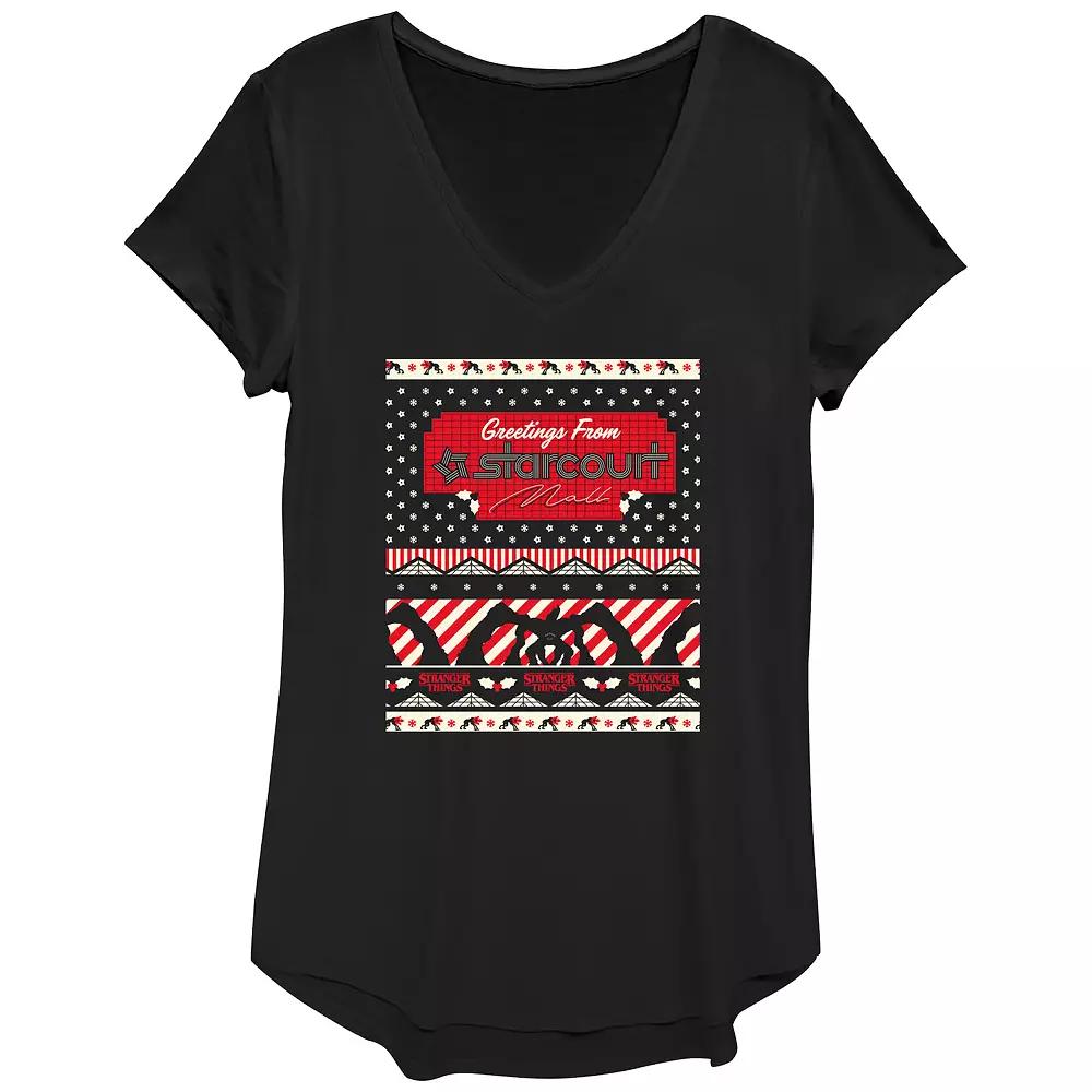 Women's Stranger Things Greetings From Starcourt Mall Graphic Tee,  Product Image
