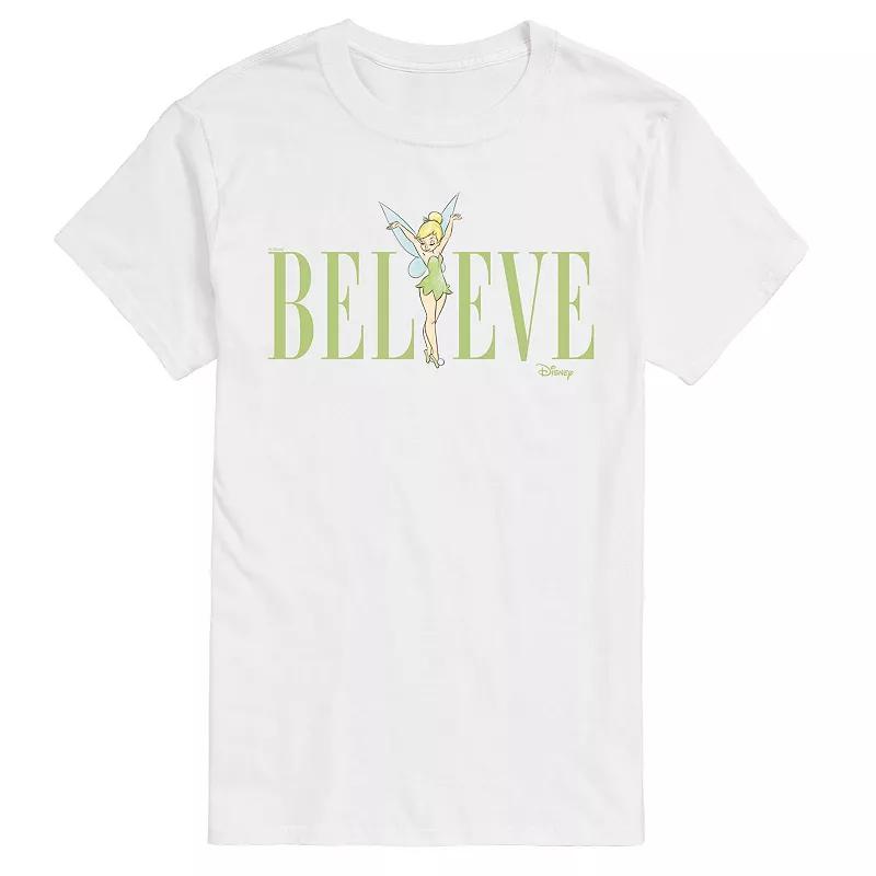 Disney's Tinker Bell Big & Tall Believe Graphic Tee, Men's,  Product Image