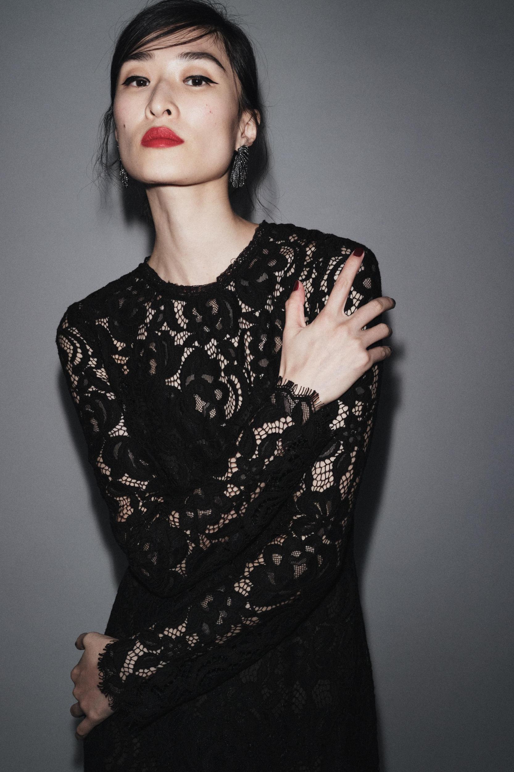 ZW COLLECTION LIMITED EDITION LACE MIDI DRESS Product Image