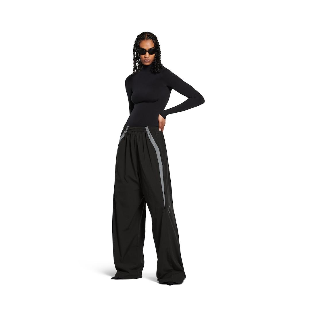 Men's Large Tracksuit Pants in Black/grey Product Image