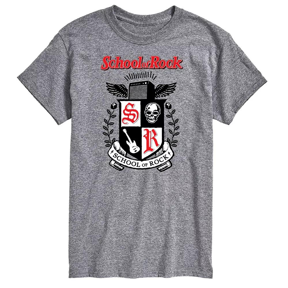 Big & Tall School of Rock Crest Graphic Tee, Men's,  Product Image