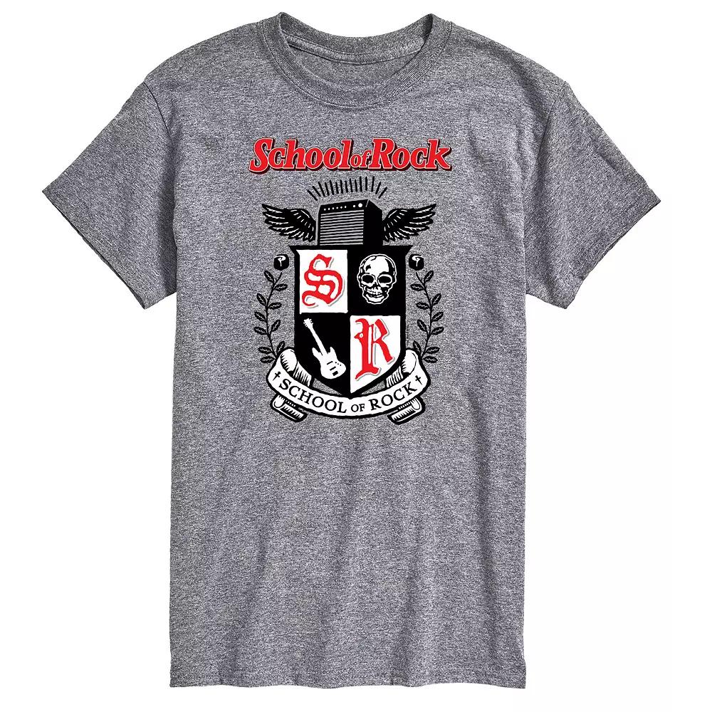 Big & Tall School of Rock Crest Graphic Tee, Men's,  Product Image