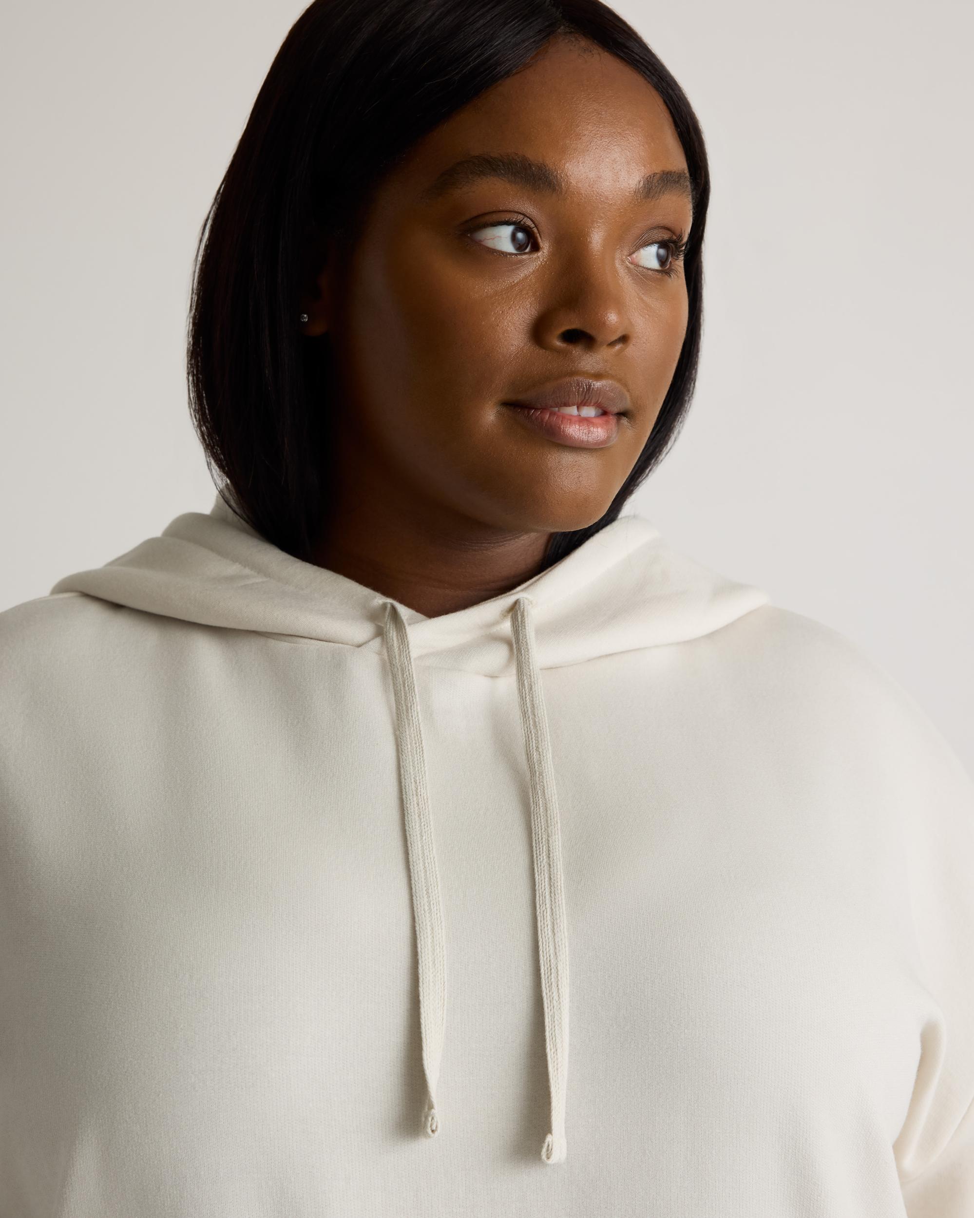 Quince | Women's SuperSoft Fleece Pullover Hoodie Lenzing Modal Product Image