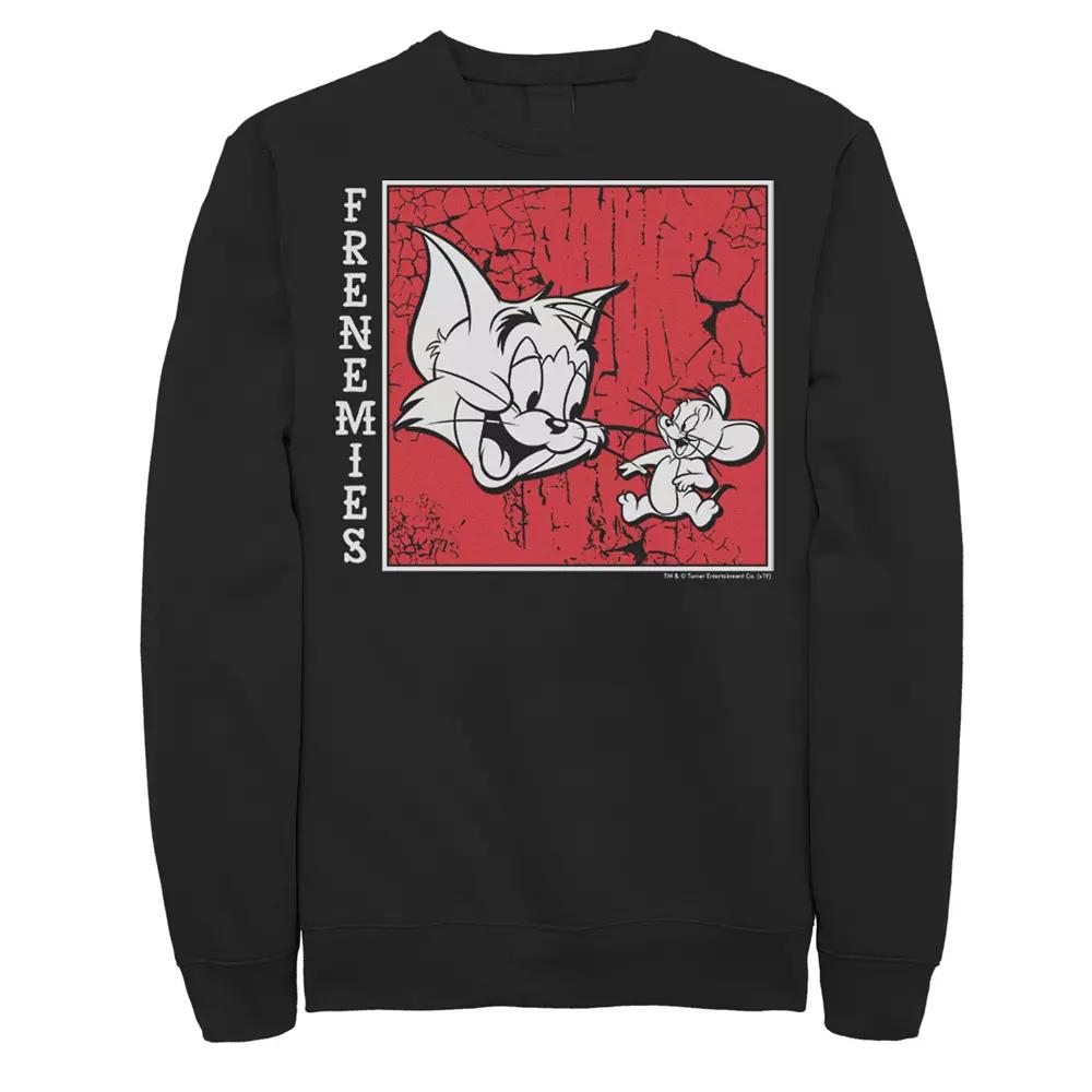 Men's Tom And Jerry Frenemies Street Style Portrait Sweatshirt,  Product Image