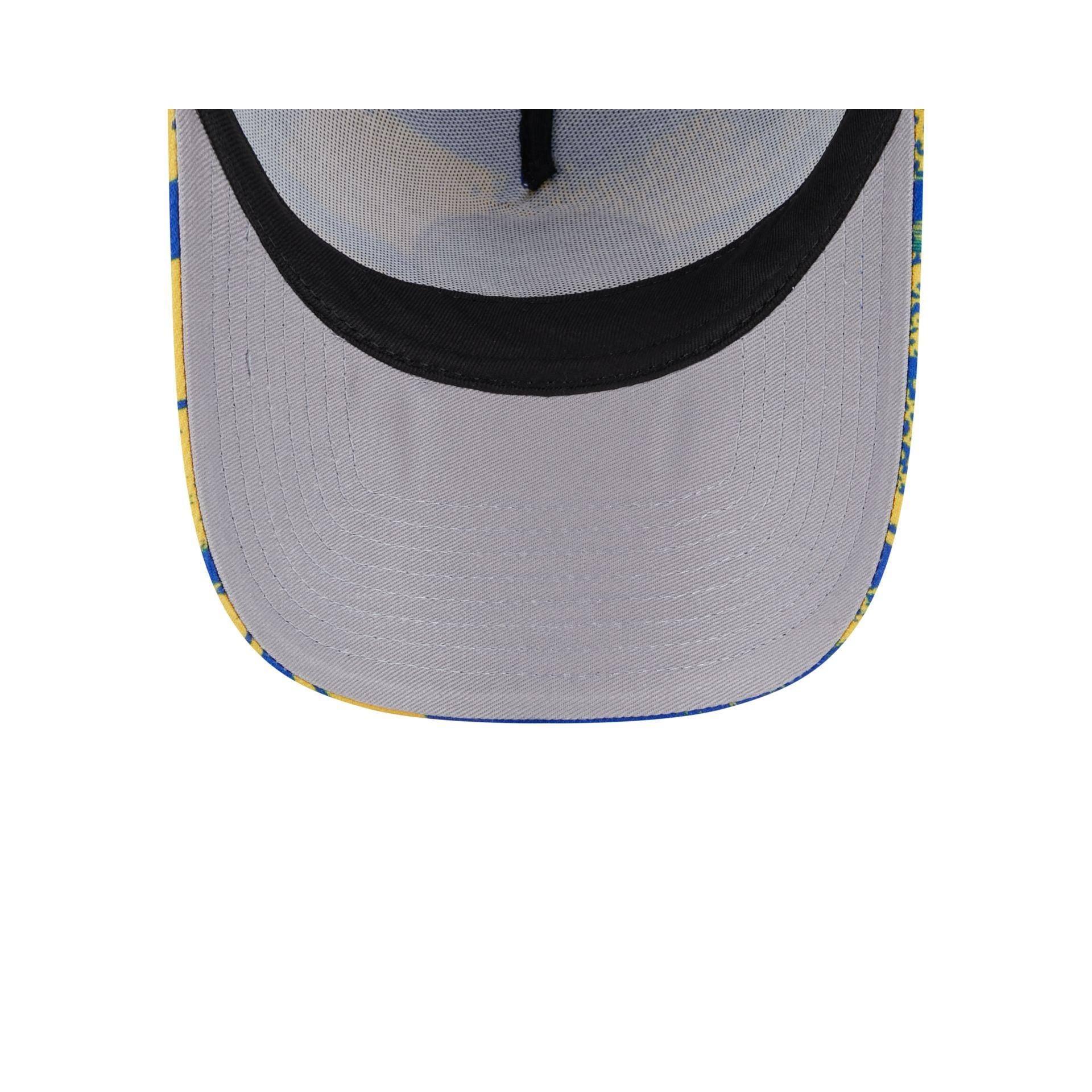 Golden State Warriors 2024 Tip-Off 9FORTY A-Frame Trucker Hat Male Product Image