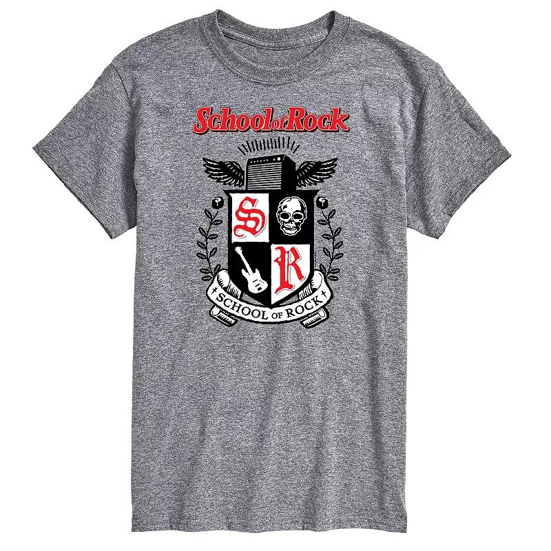 Big & Tall School of Rock Crest Graphic Tee, Men's,  Product Image