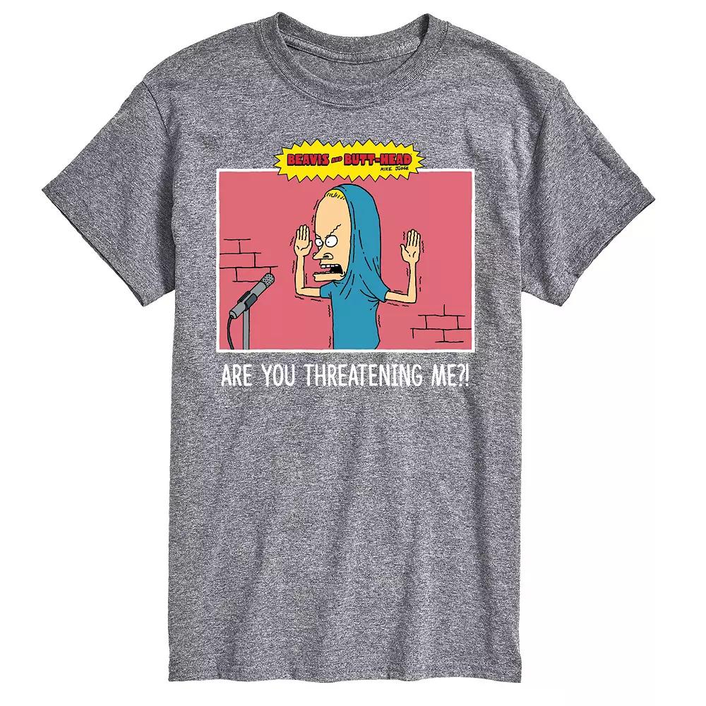 Men's Beavis And Butthead Threatening Me Tee,  Product Image