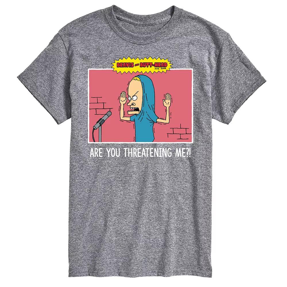 Men's Beavis And Butthead Threatening Me Tee,  Product Image