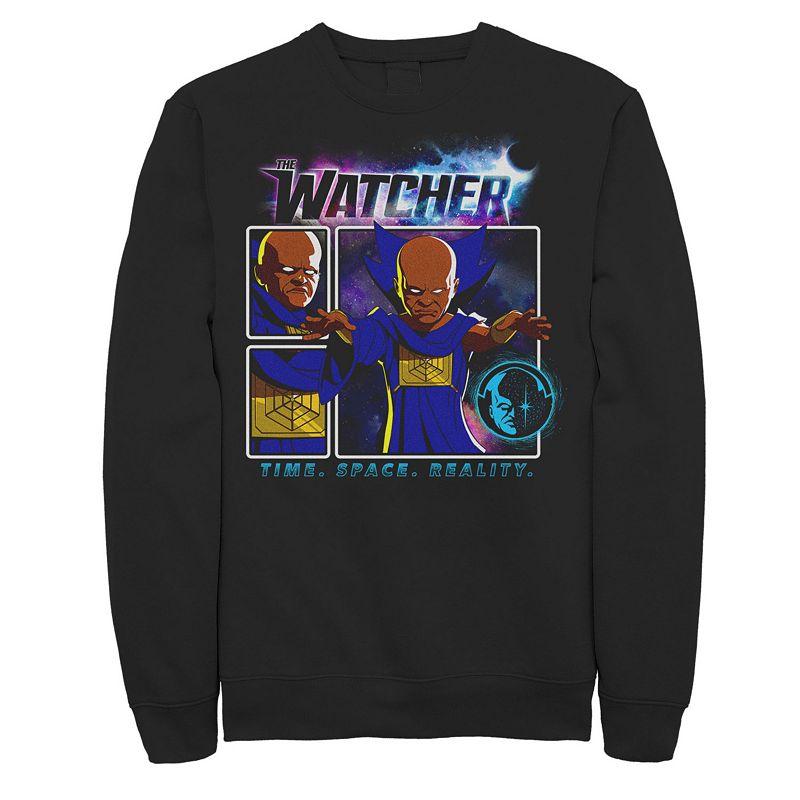 Men's Marvel What If The Watcher Comic Panels Sweatshirt, Boy's,  Product Image