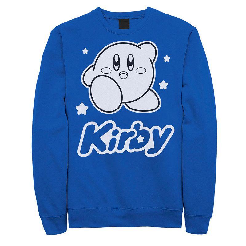 Men's Nintendo Kirby Monochrome Style Fleece,  Product Image
