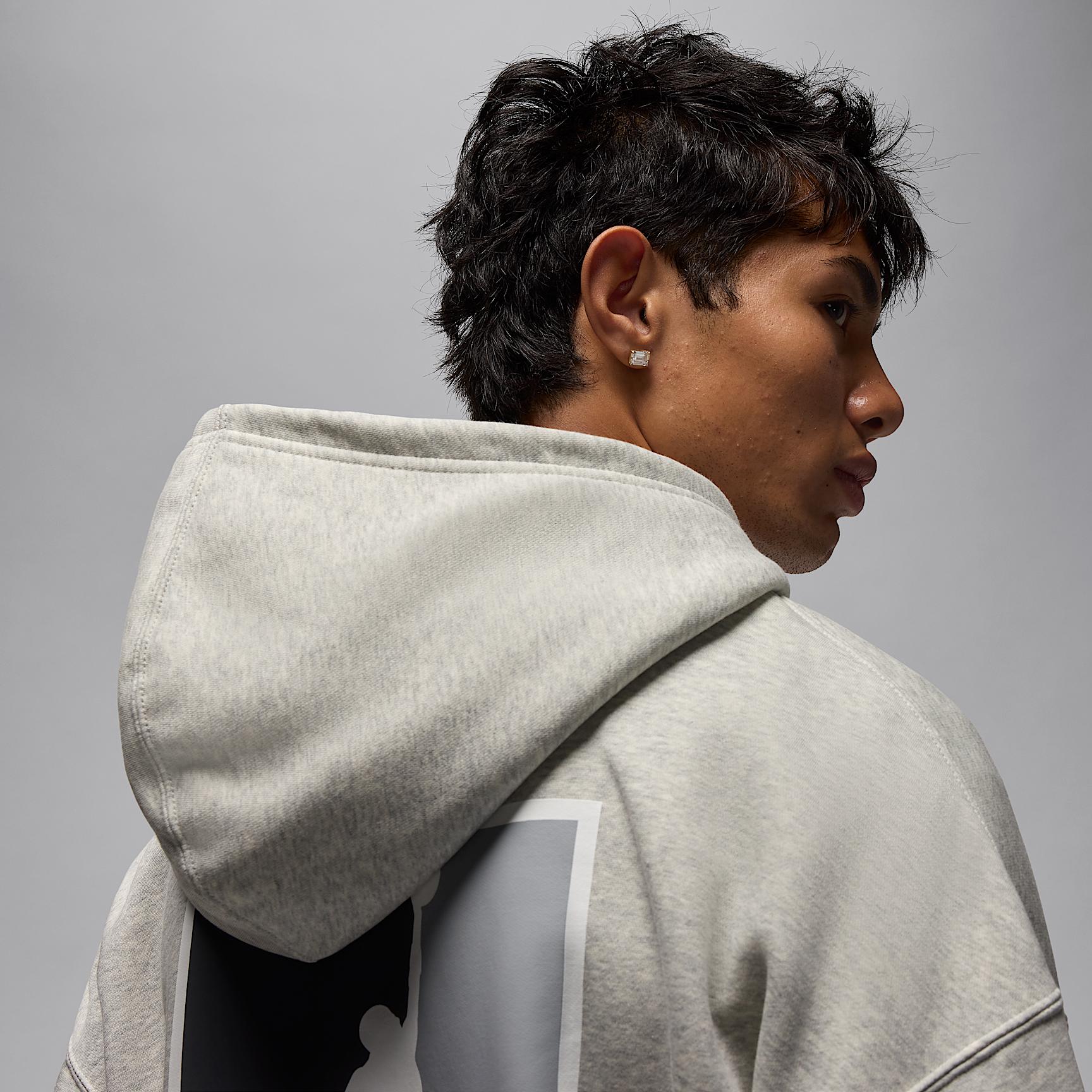 Mens Jordan Brooklyn Fleece Graphic Pullover Hoodie | HV0544-050 Product Image