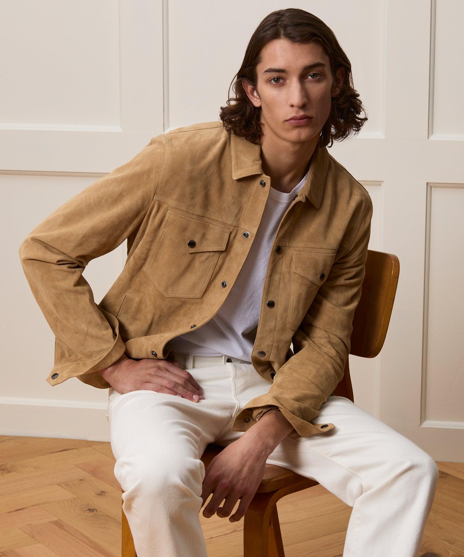 Italian Suede Dylan Jacket Product Image