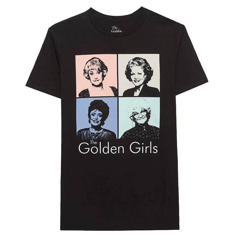 Men's Golden Girls Box Graphic Tee, Size: XXL, Black Product Image