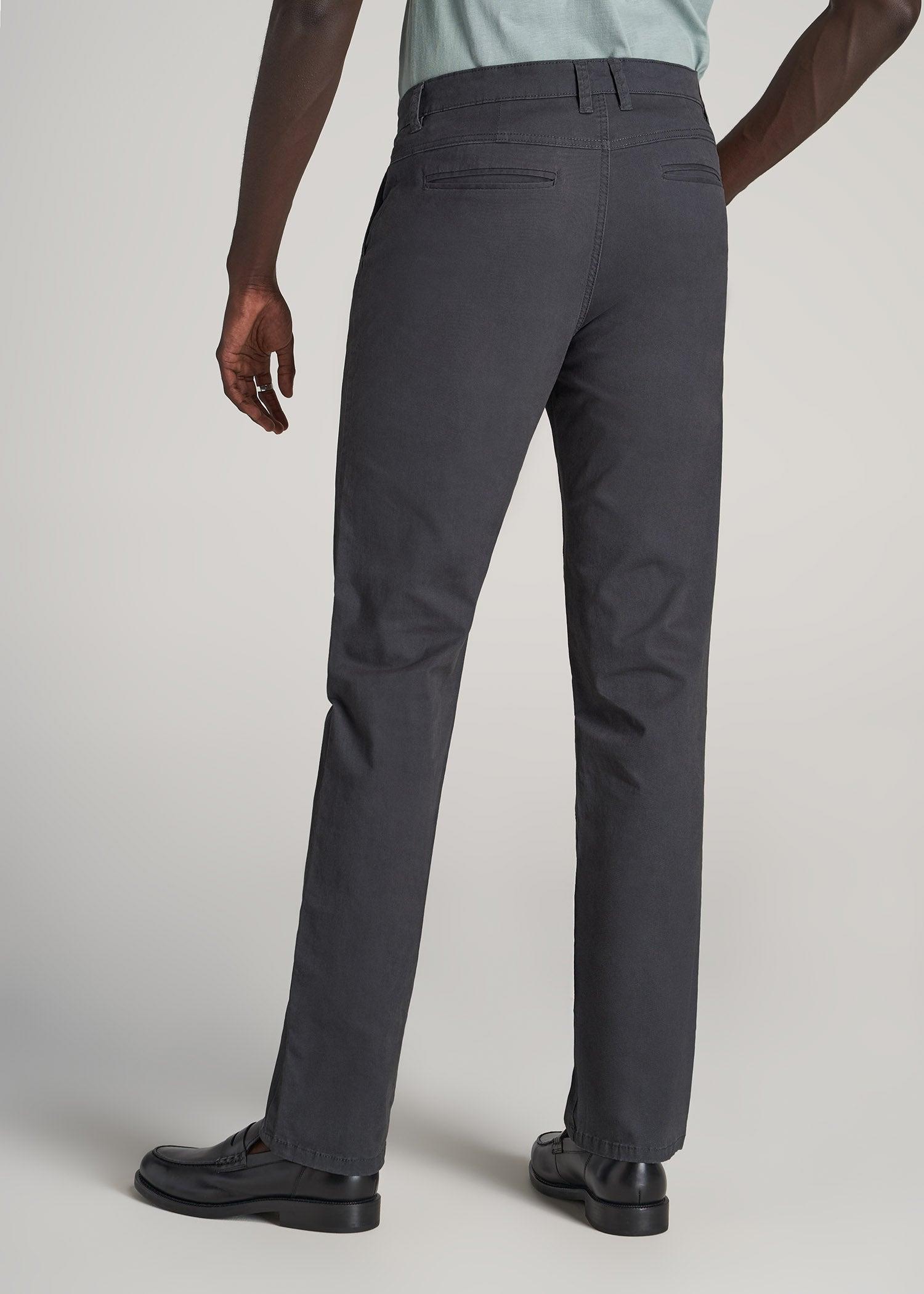 J1 STRAIGHT Leg Chinos for Tall Men in Iron Grey Male Product Image