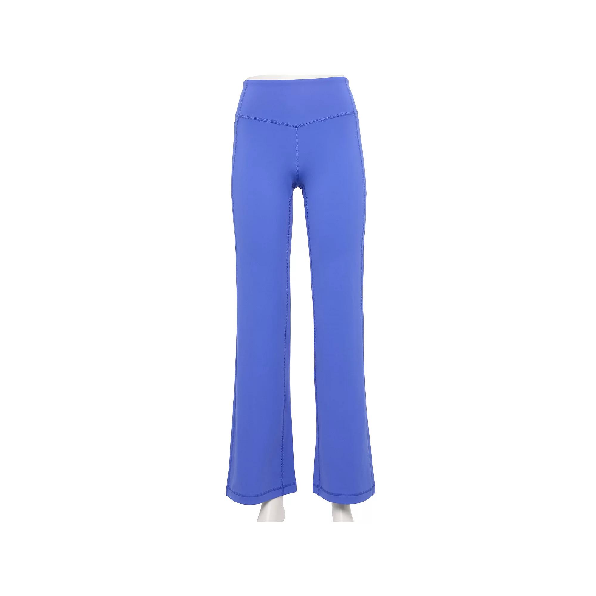 Women's Tek Gear® Ultrastretch Flare Pant, Size: XS, Tara Blue Product Image