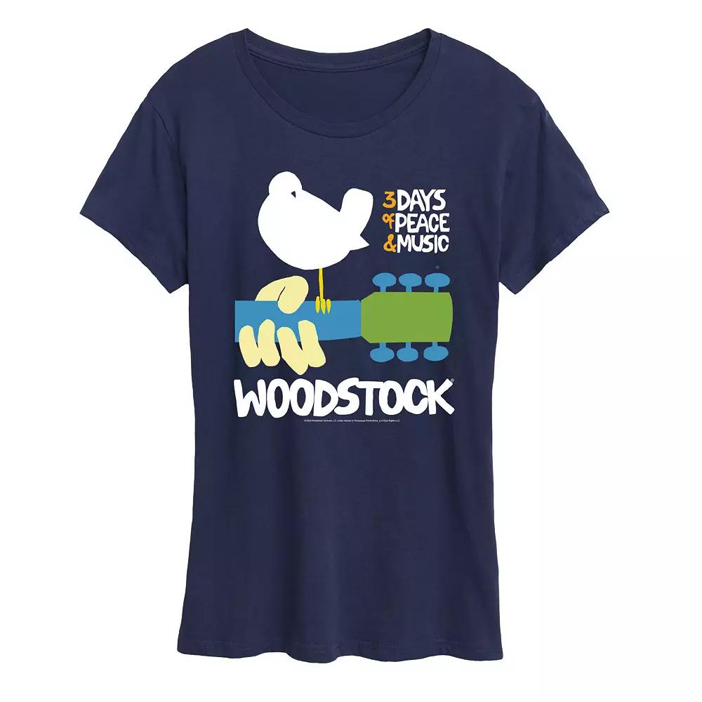 Women's Woodstock Poster Tee Graphic Tee,  Product Image