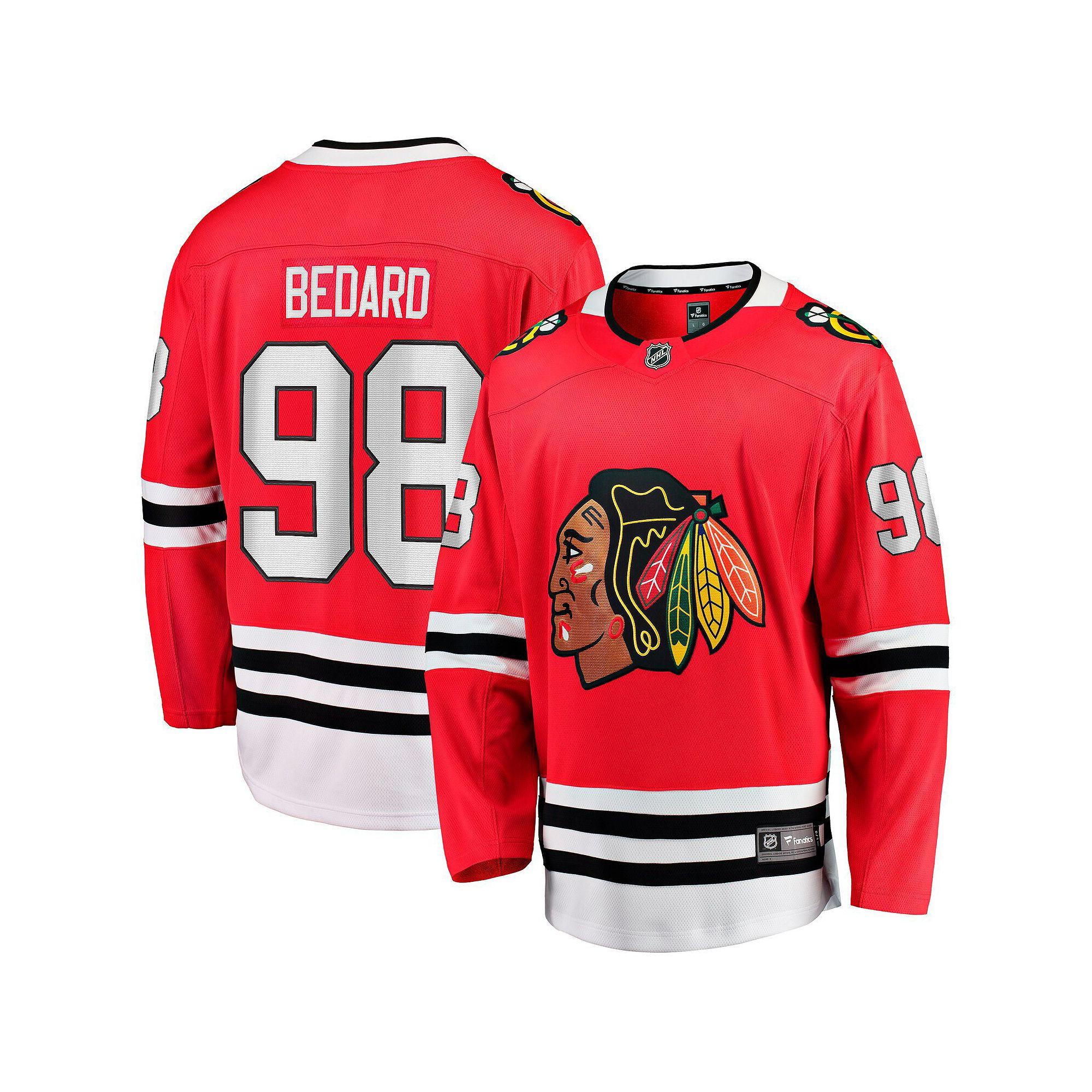 Men's Fanatics Connor Bedard Red Chicago Blackhawks Home Breakaway Player Jersey, Size: 4XL Product Image