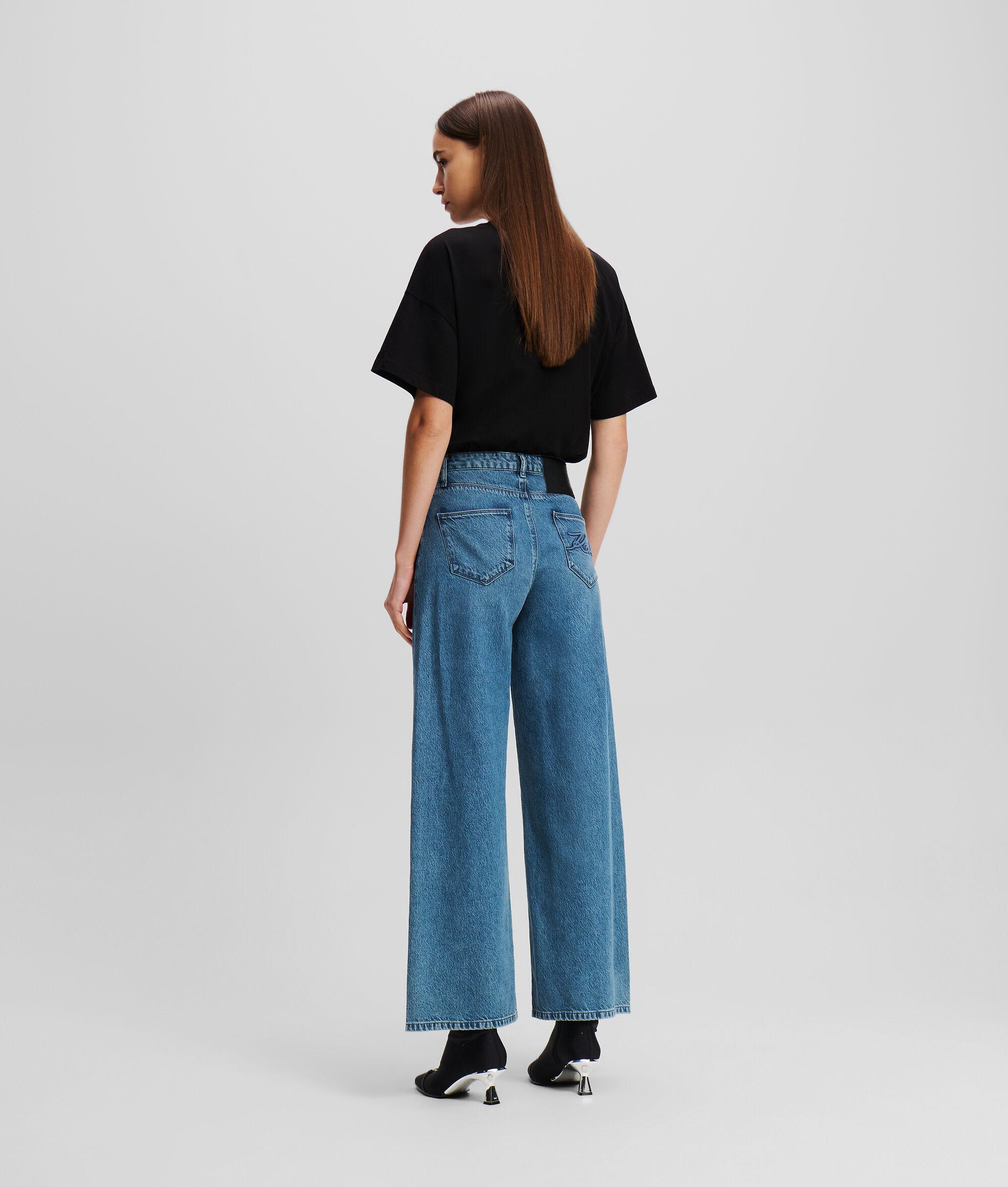 MID-RISE WIDE-LEG JEANS Product Image