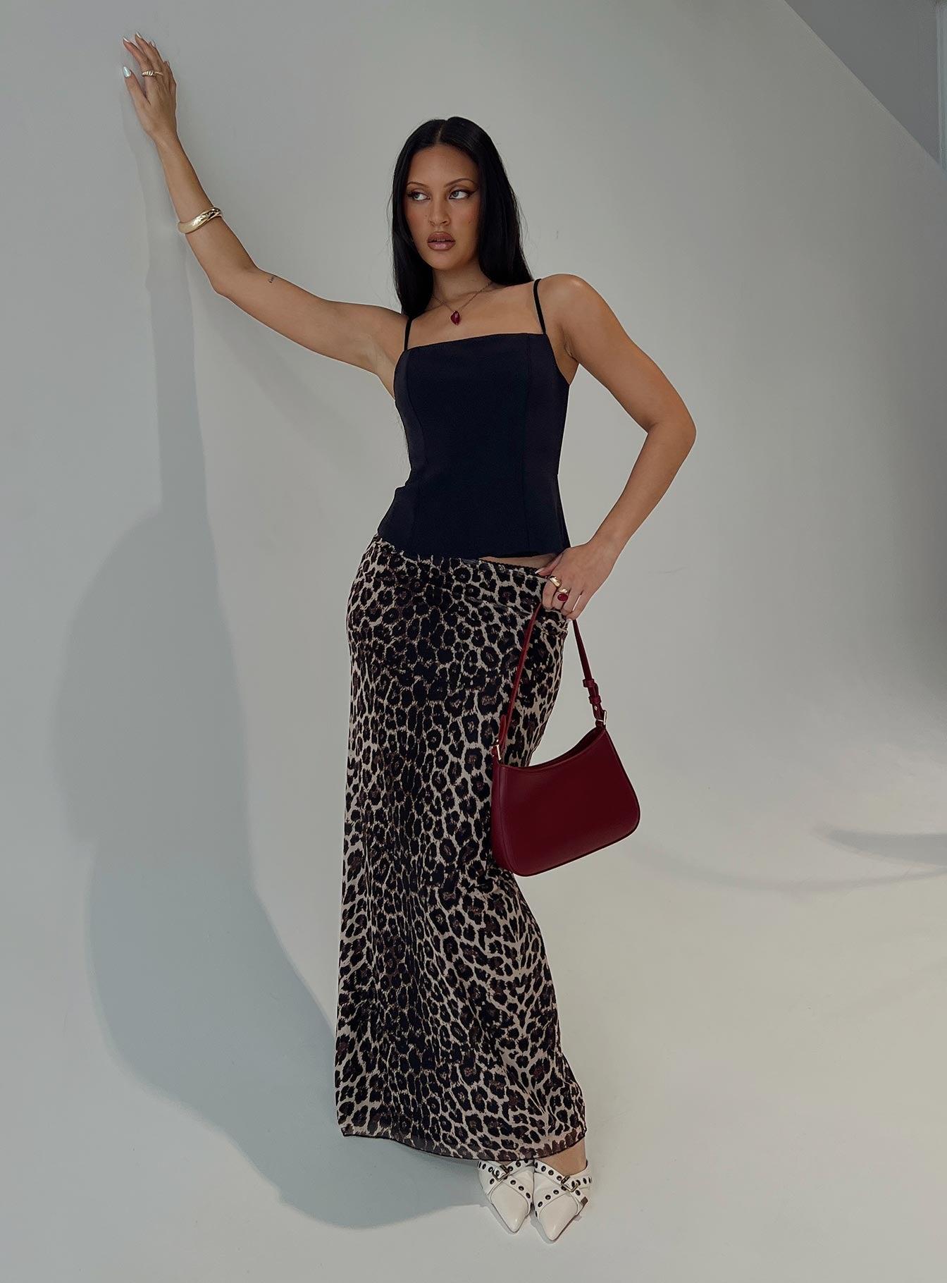 Ergo Maxi Skirt Leopard Product Image