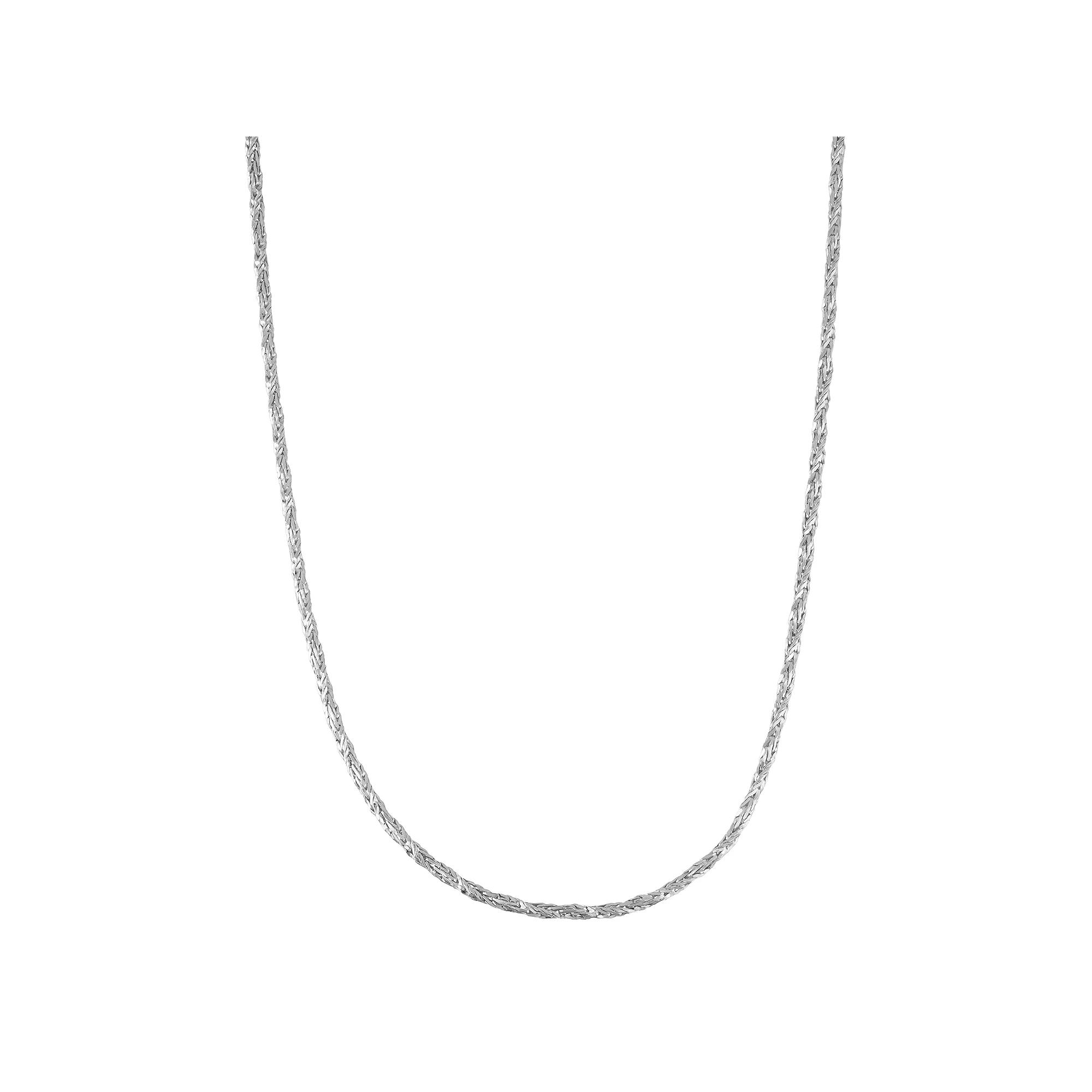 Jordan Blue Sterling Silver Foxtail Chain Necklace, Women's, Size: 18", Grey Product Image