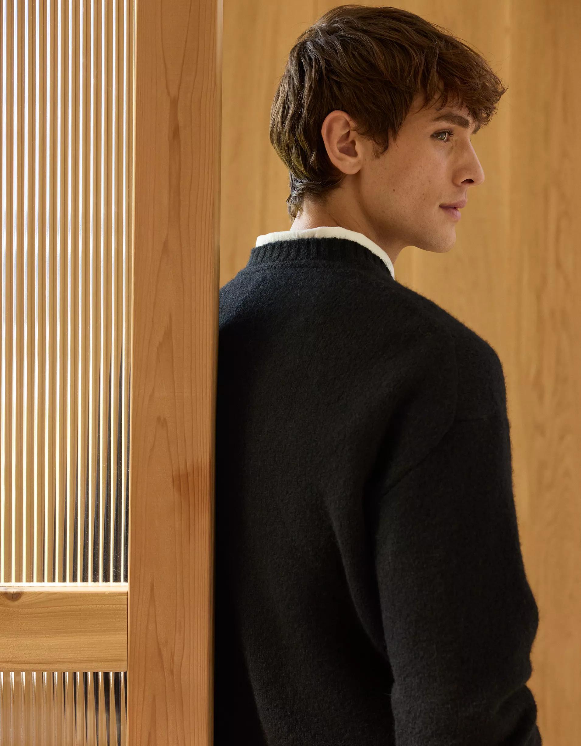 AE77 Premium Alpaca-Blend Sweater Product Image