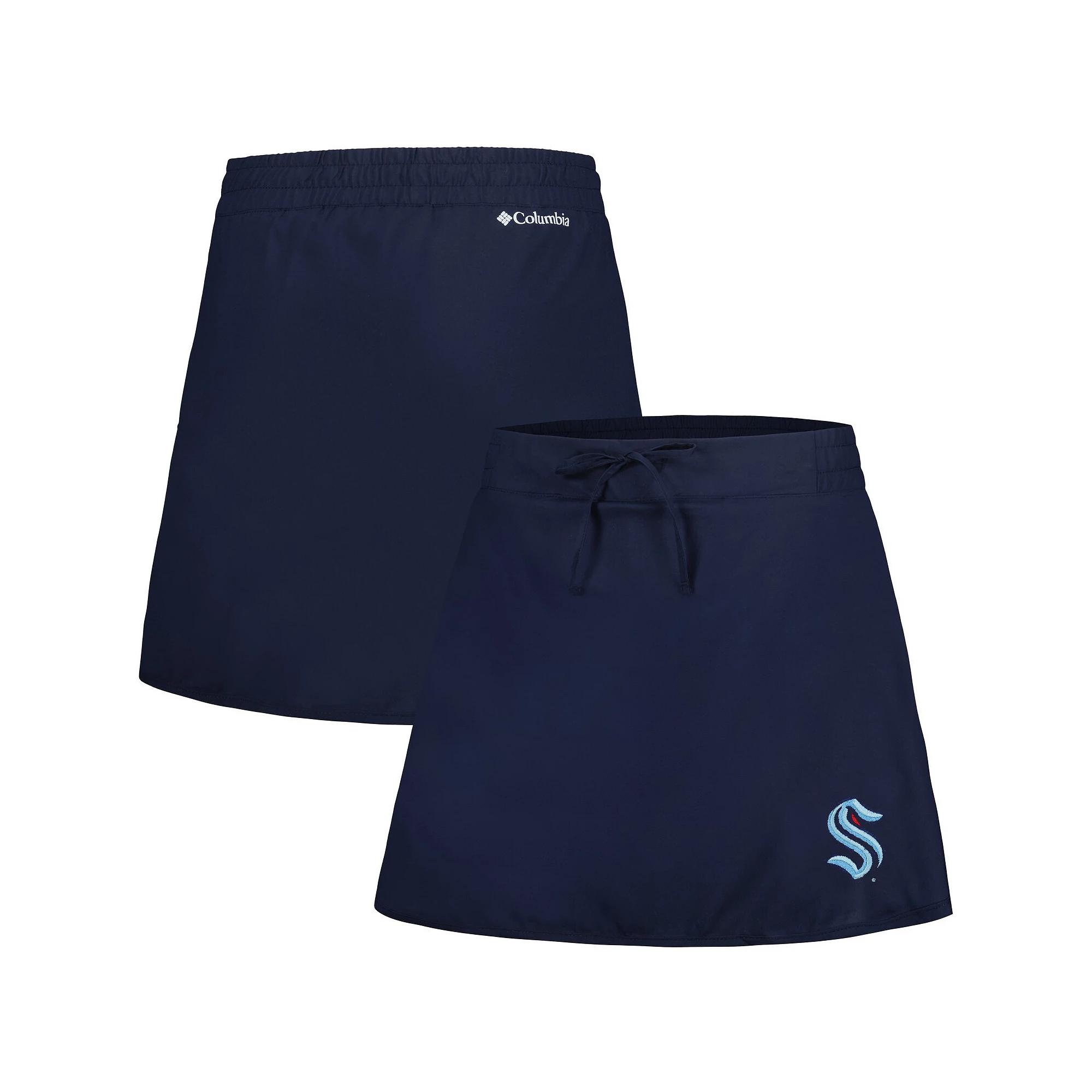 Women's Columbia Deep Sea Blue Seattle Kraken Lakewood Pines Omni-Wick Skort, Size: XL, Krk Blue Product Image