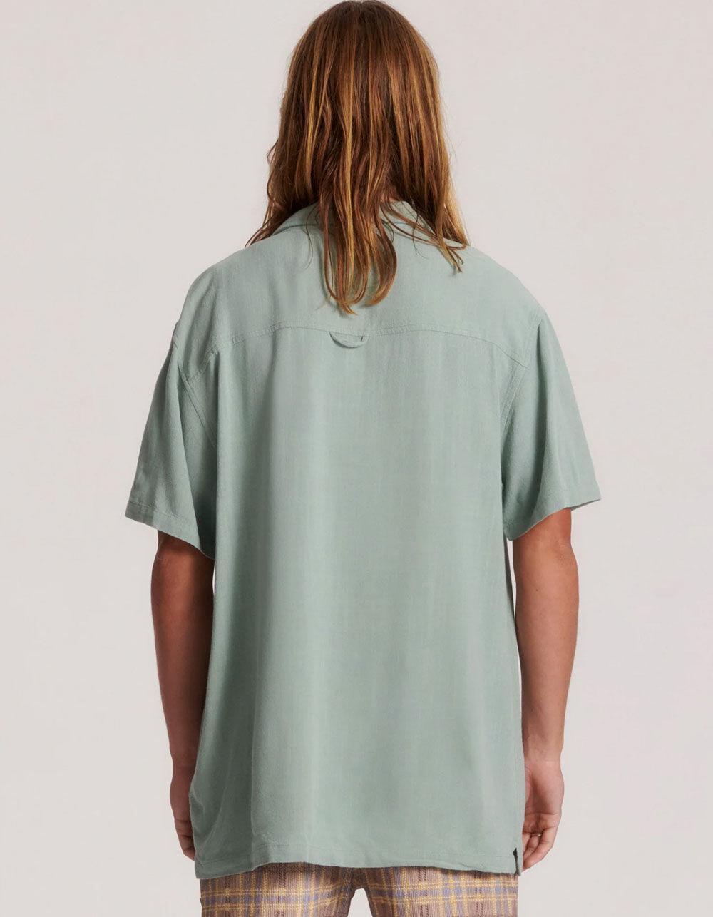 THE CRITICAL SLIDE SOCIETY Ernie Mens Resort Shirt - SEAFOAM Product Image