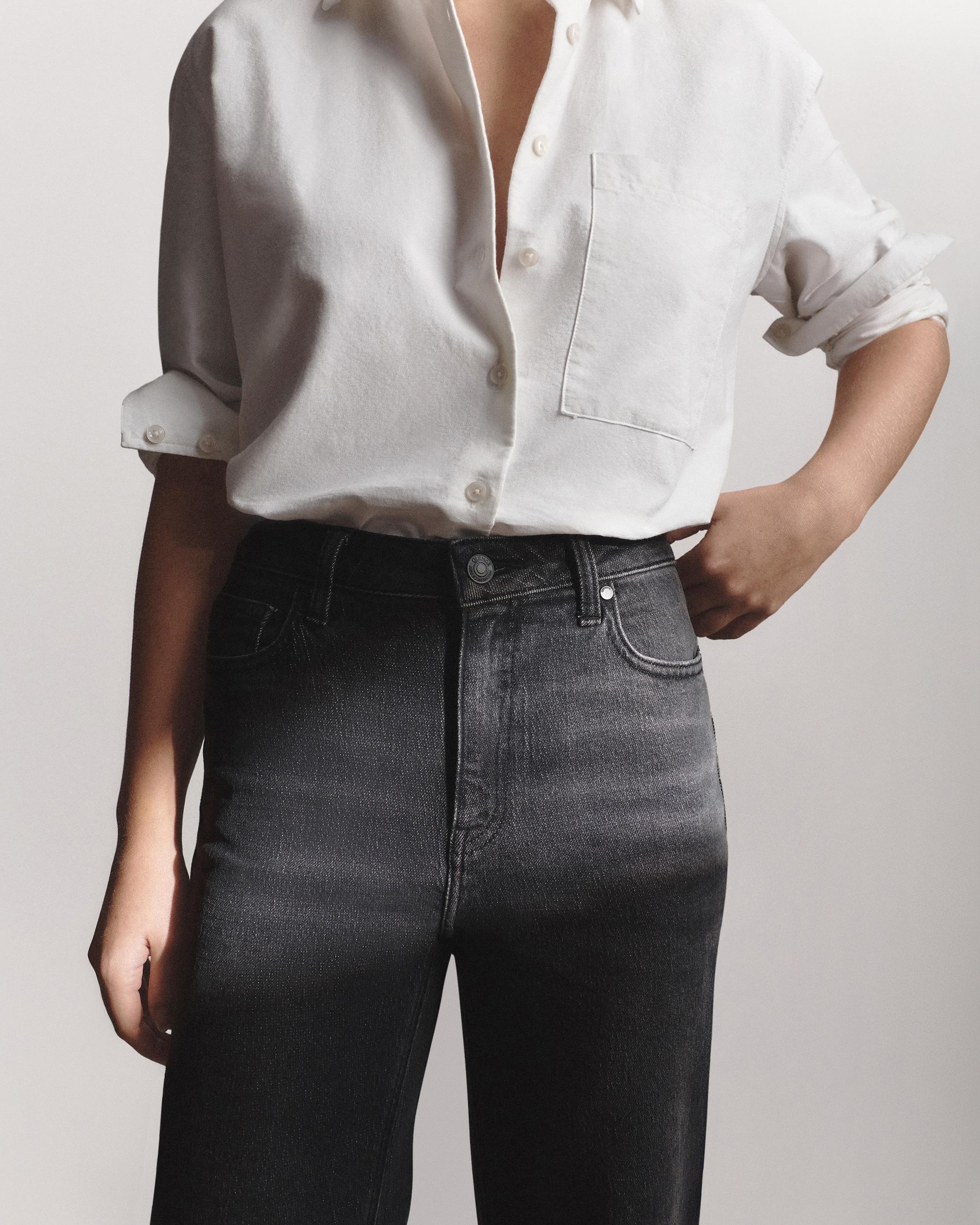 Quince | Women's Bella Stretch Relaxed Straight Jeans Organic Cotton Product Image