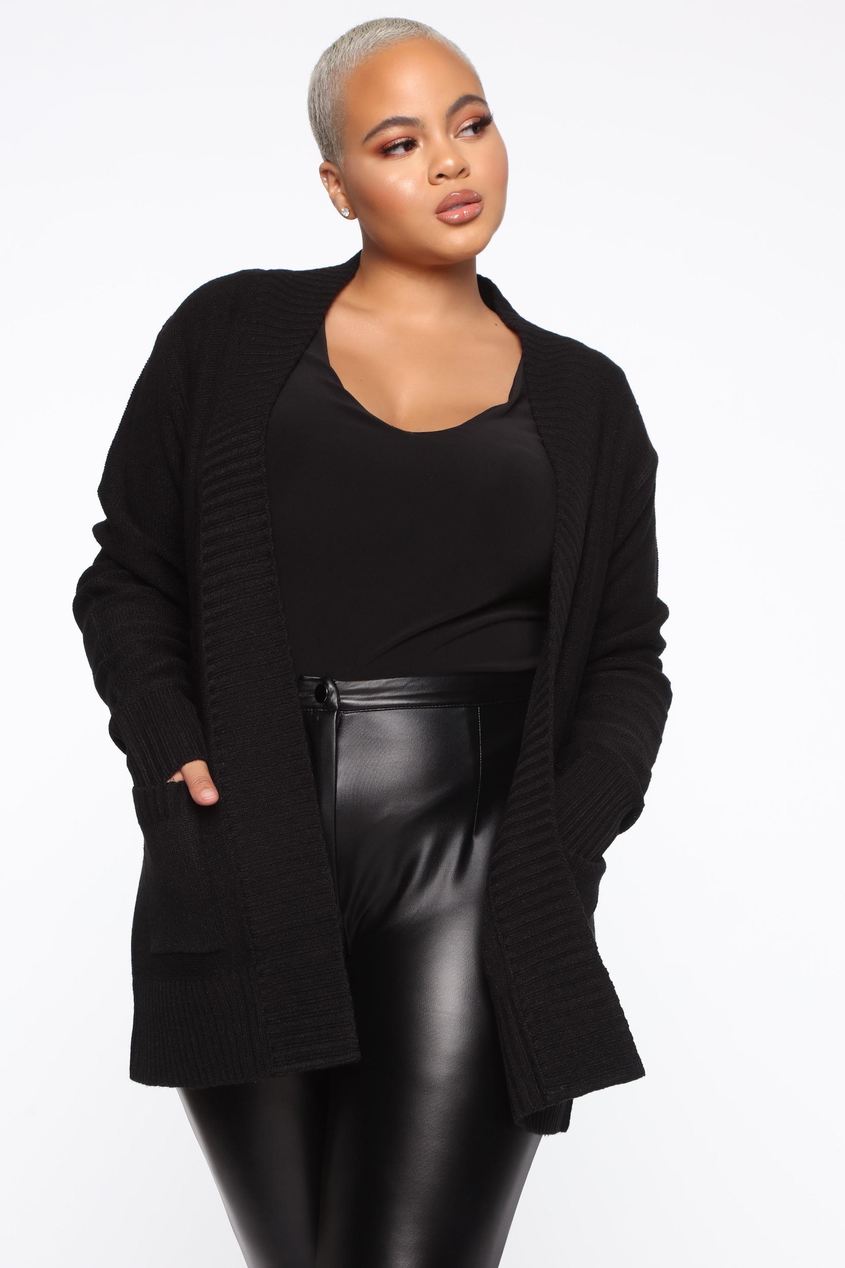 Moments After Cardigan - Black Product Image