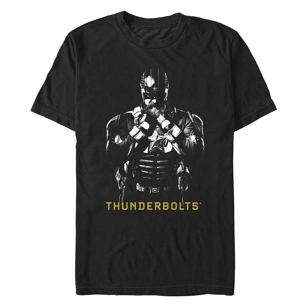 Big & Tall Marvel Thunderbolts Guardian In The Shadows Graphic Tee, Men's, Size: Large Tall, Black Product Image